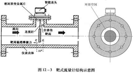 防爆靶式流量計工作原理結(jié)構(gòu)圖